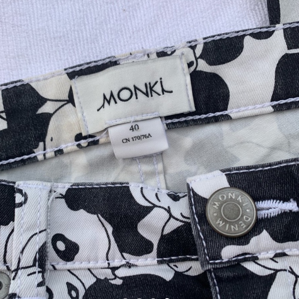MONKI | Panda print jeans - Picture 4 of 4